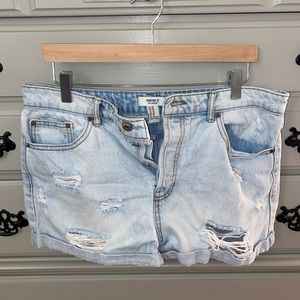 Forever 21 denim shorts